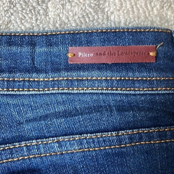 Anthropologie Pilcro Relaxed Straight Leg Jeans 25 - Picture 6 of 7